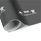 Papier Cadeau Anti-Trump FDT Anti-Maga Frog Turtle (Coin rond)