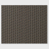 Papier Cadeau Anti Trump Halloween Skeleton (Plat)