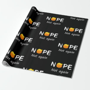 Papier Cadeau Anti-Trump - Non, pas encore Halloween Edition II
