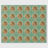 Papier Cadeau Antique 1786 Western Hemisphere Map Party (Plat)