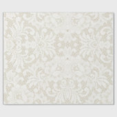 Papier Cadeau Antique dentelle (Plat)