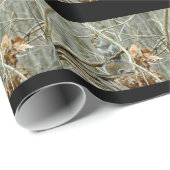 Papier Cadeau Antique écureuil gris (Coin rond)