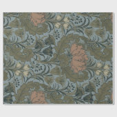 Papier Cadeau Antique Fleur Morris Jardin Fond d'écran Floral (Plat)