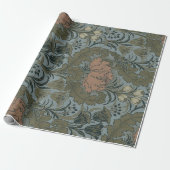 Papier Cadeau Antique Fleur Morris Jardin Fond d'écran Floral (Déroulé)