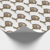 Papier Cadeau Antique Globe, Livre blanc BG (Coin)