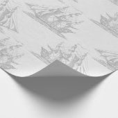 Papier Cadeau Antique Nautique (Coin)