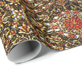 Papier Cadeau Antique Oriental Turc Motif persan (Coin rond)