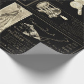 Papier Cadeau Antique Pêche Pêcheur Annonces Vers 1909 Lures Wr (Coin)