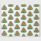 Papier Cadeau Antique ruche (Plat)