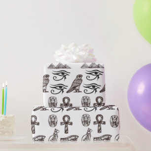 Papier Cadeau Antiquités égyptiennes intemporelles Motifs numéri