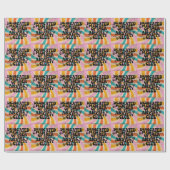 Papier Cadeau anxiety club member (Plat)