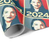 PAPIER CADEAU AOC 2024 (Coin rond)
