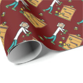 Papier Cadeau Apiculture (Coin rond)