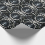 Papier Cadeau Appareil-photo vintage 2 (Coin)