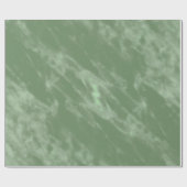 Papier Cadeau Apparence marbre vert (Plat)