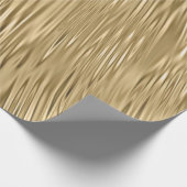 Papier Cadeau Apparence texturée métallisée or (Coin)