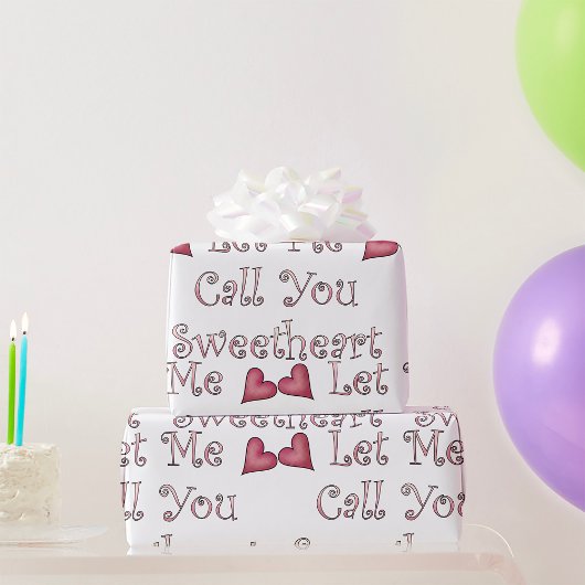 Papier Cadeau Appelle-moi ma chérie
