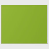 Papier Cadeau APPLE GREEN (une couleur fruitée solide) ~ (Plat)