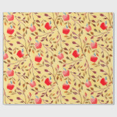 Papier Cadeau Apple Orchard rouge (Plat)