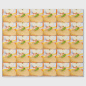 Papier Cadeau Applesauce à la cannelle et cuillère orange (Plat)