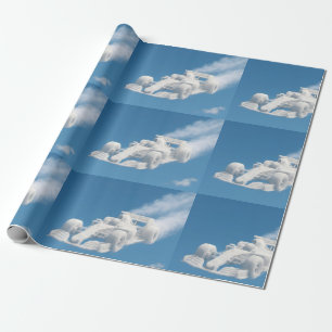 Papier Cadeau Apporte-moi Cloud Racer, Surreal F1 Sky Art Premiu