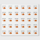 Papier Cadeau Apportez-le facilement mignon escargot de dessin (Plat)