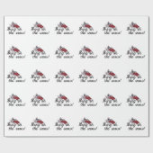 Papier Cadeau Apportez sur la neige (Plat)