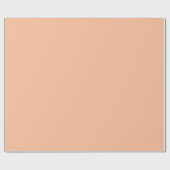 Papier Cadeau Apricot Ice couleur uni clair clair (Plat)