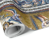 Papier Cadeau Apse : 3. Nativité du Christ par Pietro Cavallini (Coin rond)