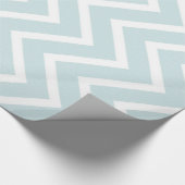 Papier Cadeau Aqua Chevron (Coin)