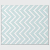 Papier Cadeau Aqua Chevron (Plat)