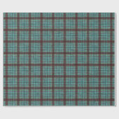 Papier Cadeau Aqua et Red Holiday (Plat)