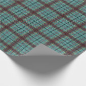 Papier Cadeau Aqua et Red Holiday (Coin)