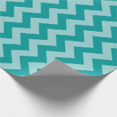Papier Cadeau Aqua Marocain Moods Chevrons (Coin)