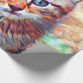 Papier Cadeau aquarell kitten (Coin)