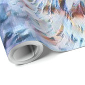 Papier Cadeau aquarell kitten (Coin rond)