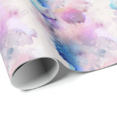 Papier Cadeau Aquarelle (Coin rond)