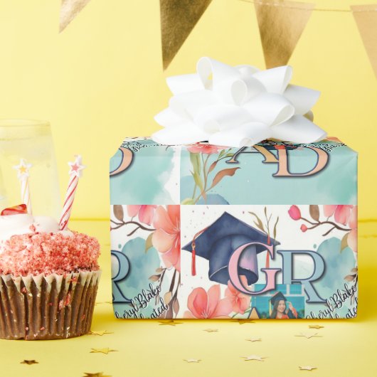 Papier Cadeau Aquarelle (Fête d'anniversaire)