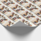 Papier Cadeau Aquarelle (Coin)