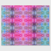 Papier Cadeau Aquarelle Abstraite de couleur rose de la floraiso (Plat)