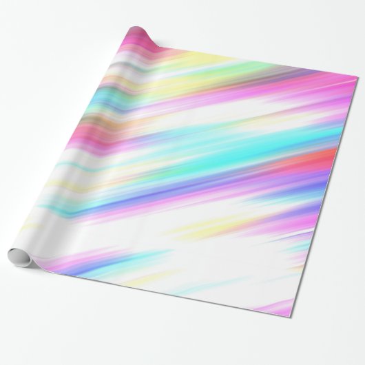 Papier Cadeau Aquarelle Abstraite Elégante peinte à la main (Déroulé)