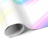 Papier Cadeau Aquarelle Abstraite Elégante peinte à la main (Coin rond)