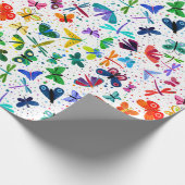 Papier Cadeau Aquarelle Arc-en-ciel Papier d'enveloppement pour  (Coin)