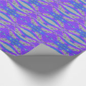 Papier Cadeau Aquarelle blanche Orchidée violet Breeze (Coin)