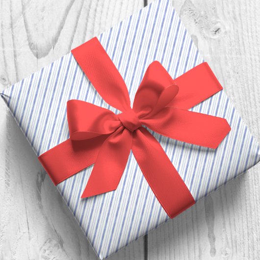 Papier Cadeau Aquarelle Bleu Diagonale
