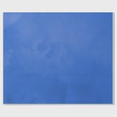 Papier Cadeau Aquarelle Bleu Royal (Plat)