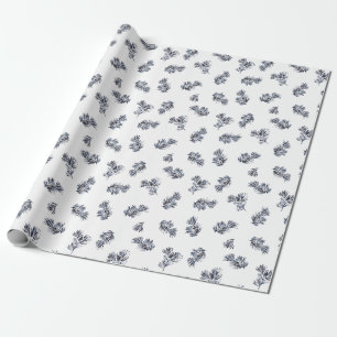 Papier Cadeau Aquarelle bleue