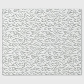 Papier Cadeau Aquarelle botanique Feuille Eucalyptus australien (Plat)