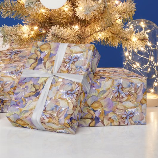 Papier Cadeau Aquarelle Botanique Feuilles Florales Boho (Vacances)