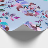 Papier Cadeau Aquarelle botanique sans couture motif. Main dessi (Coin)